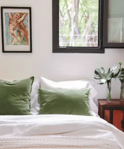 Almohadón de Terciopelo Verde