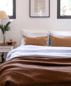 Almohadón de Terciopelo Habano