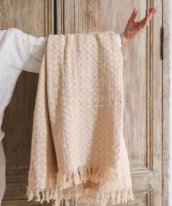 Pie de Cama Colmena Beige