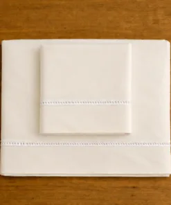 Sábanas de Percal 250 hilos Ivory con Vainilla Tradicional (para colchones de hasta 30 cm de alto)