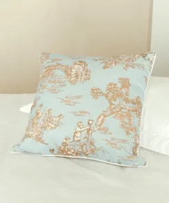 Almohadón Toile de Jouy con Vivo