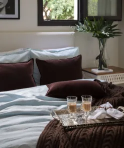 Almohadón de Terciopelo Chocolate