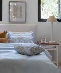 Funda De Edredón De Lino Francés Acqua