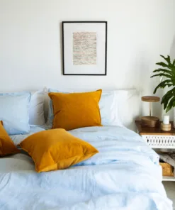 Funda de Edredón Lino Francés Acqua