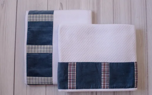 Manta Bebé con Guarda Azul