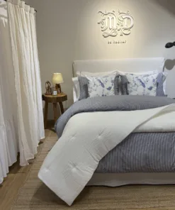 Manta de Gasa Lavada Off-white