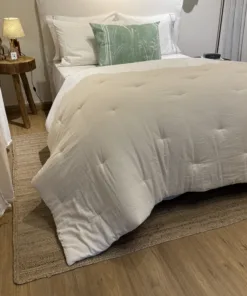 Manta de Gasa Lavada Crudo