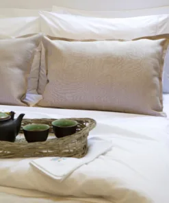 Almohadón de Lino Irlandés Piedra