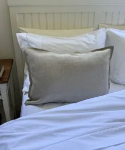 Almohadón de Lino Irlandes Piedra