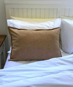 Almohadón de Lino Tornasolado Habano