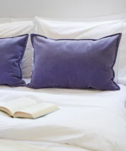 Almohadón de Terciopelo Lavanda